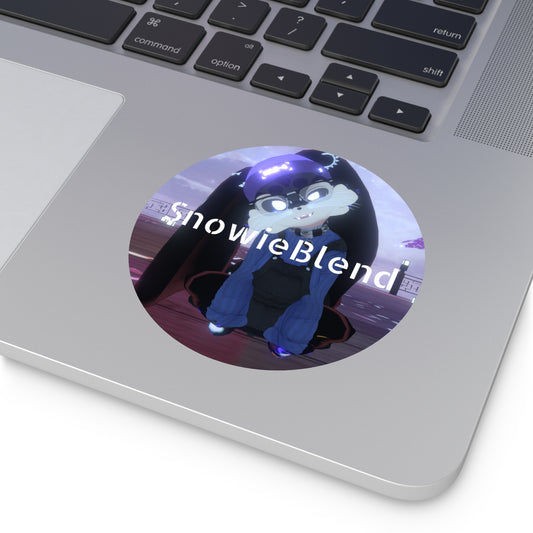 Snowieblend Round Vinyl Sticker