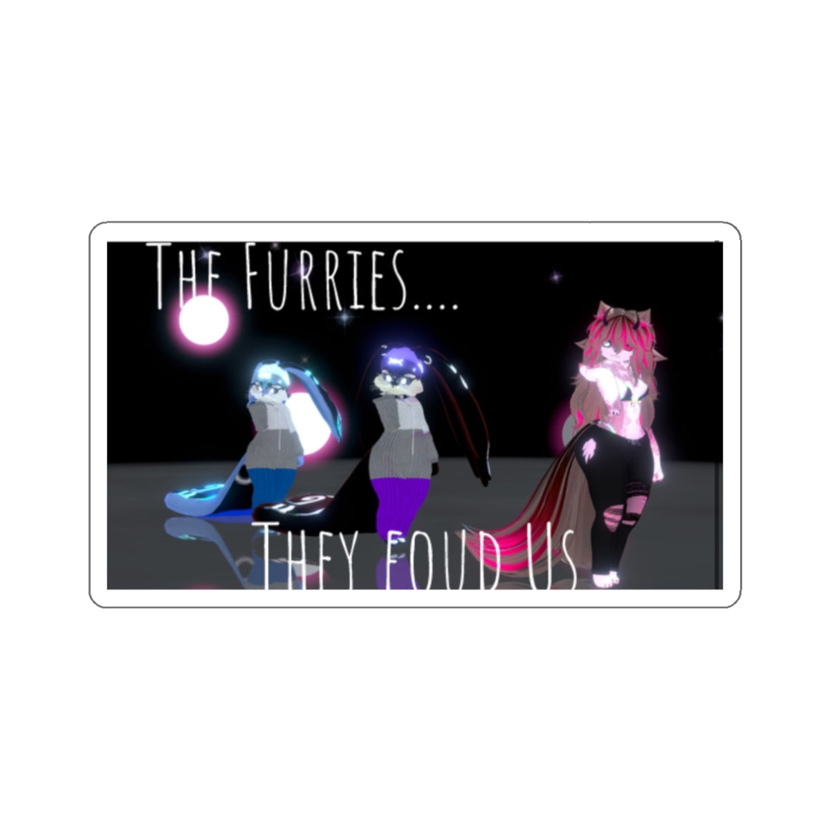 Furries Die-Cut Sticker