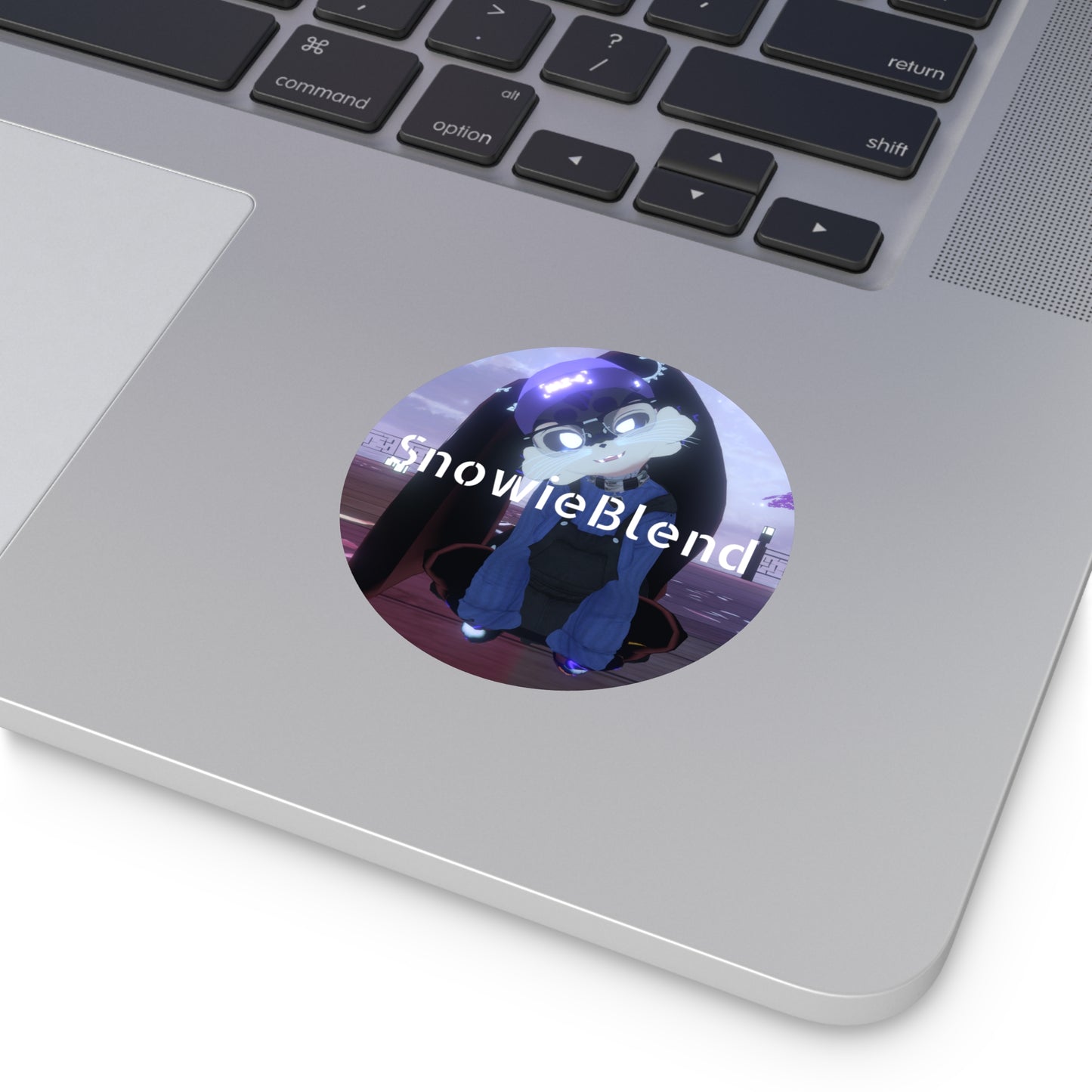 Snowieblend Round Vinyl Sticker