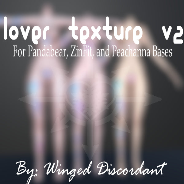 Lovers Tattoo V2 for VRC ; Zin, Panda, and Peach