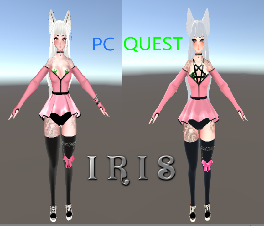 Iris V1 PC/Quest VRC avatar